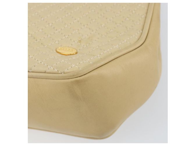 BALLY Borsa a Spalla a Catena Pelle Beige Oro Auth bs31350 D'oro - vista 9