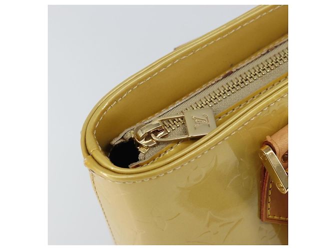 LOUIS VUITTON Borsa a Mano Monogram Vernis Houston Beige M91004 Auth LV ka558 - vista 19