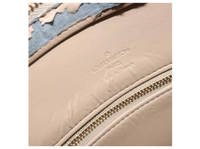 LOUIS VUITTON Borsa a Mano Monogram Vernis Houston Beige M91004 Auth LV ka558 - vista 20