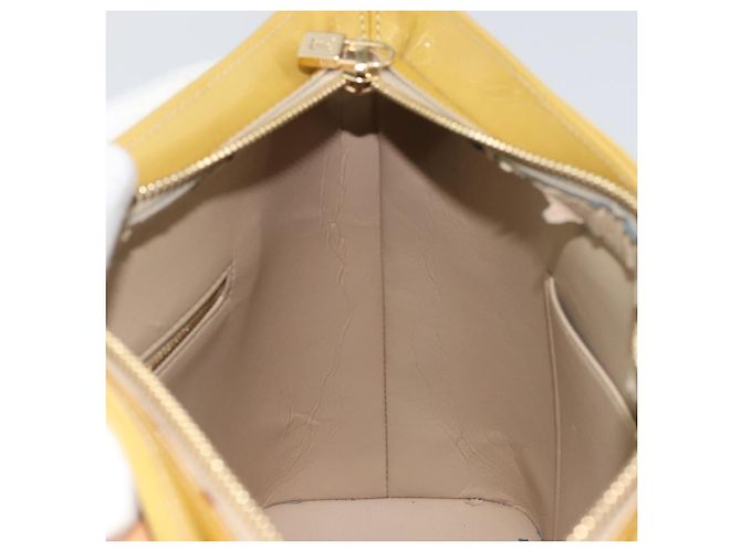 LOUIS VUITTON Borsa a Mano Monogram Vernis Houston Beige M91004 Auth LV ka558 - vista 21