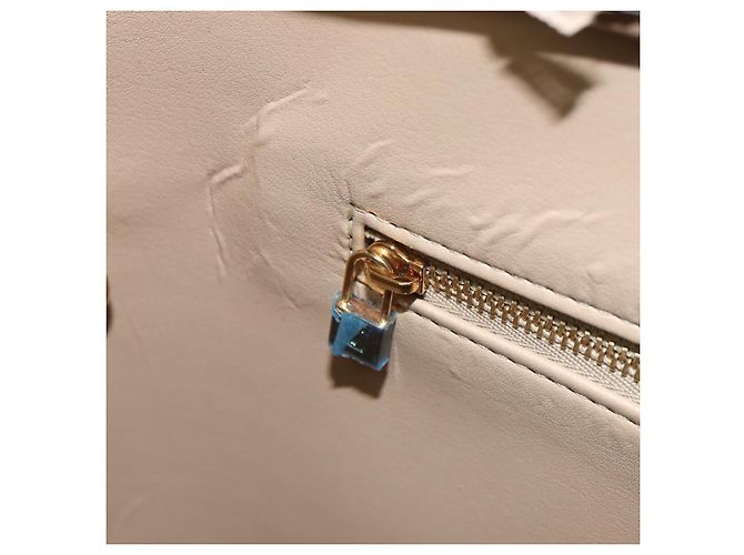LOUIS VUITTON Borsa a Mano Monogram Vernis Houston Beige M91004 Auth LV ka558 - vista 23