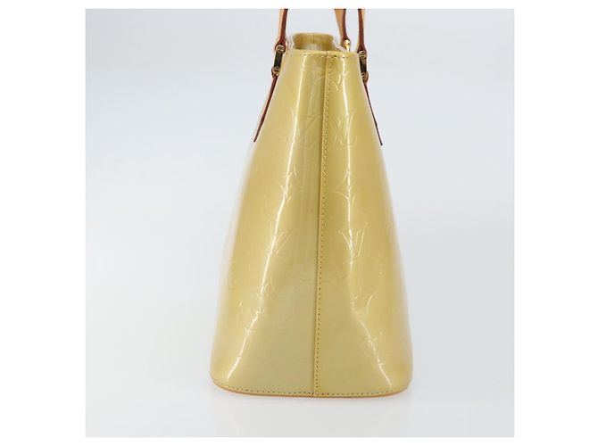 LOUIS VUITTON Borsa a Mano Monogram Vernis Houston Beige M91004 Auth LV ka558 - vista 3