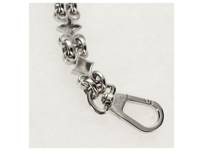 LOUIS VUITTON Cintura in metallo 22,4"" Argento LV Auth 153721M - vista 13