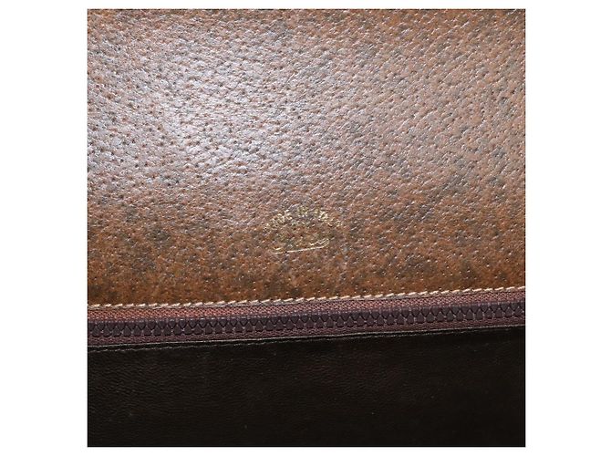 Gucci Borsa a Spalla in Pelle Marrone Oro Auth am9842 D'oro - vista 16