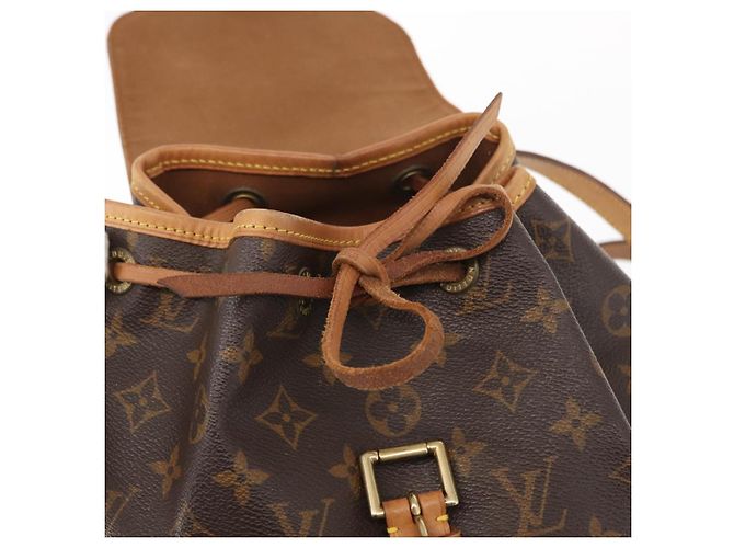 LOUIS VUITTON Mochila Monogram Montsouris MM M51136 LV Auth 155133 Monograma - vista 22