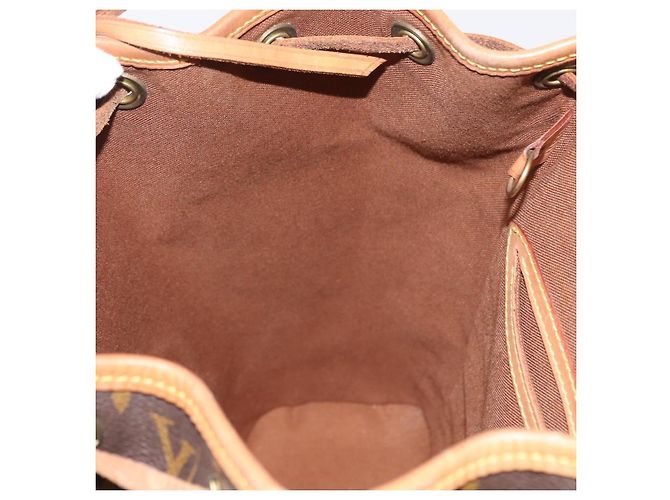 LOUIS VUITTON Mochila Monogram Montsouris MM M51136 LV Auth 155133 Monograma - vista 24