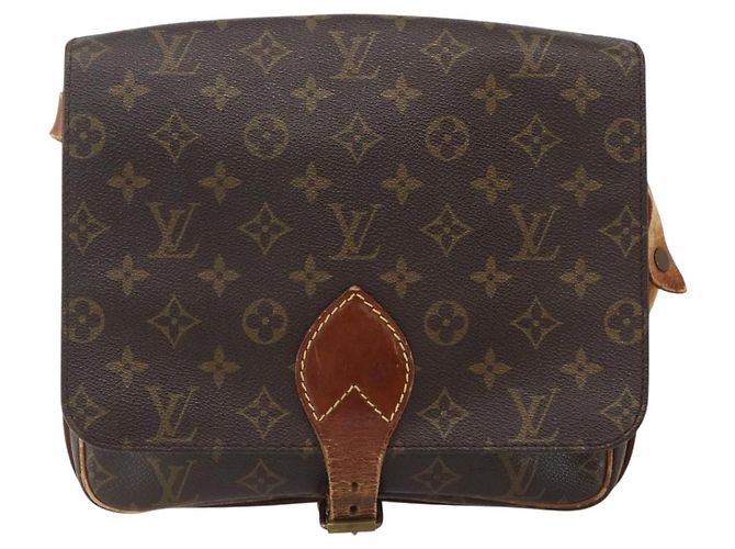 LOUIS VUITTON Borsa a Spalla Monogram Cartouchiere GM M51252 LV Auth ka651 Monogramma - vista 13