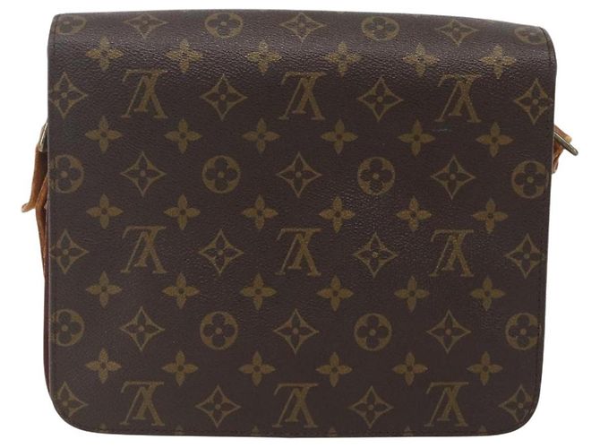 LOUIS VUITTON Borsa a Spalla Monogram Cartouchiere GM M51252 LV Auth ka651 Monogramma - vista 2
