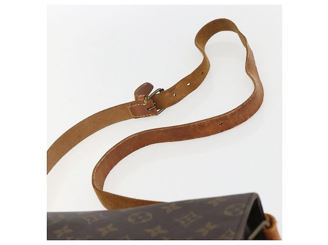 LOUIS VUITTON Borsa a Spalla Monogram Cartouchiere GM M51252 LV Auth ka651 Monogramma - vista 8