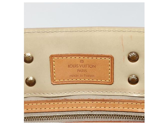 LOUIS VUITTON Borsa a Mano Monogram Vernis Reade PM Noisette M91334 LV Auth ti3494 Nocciola - vista 10