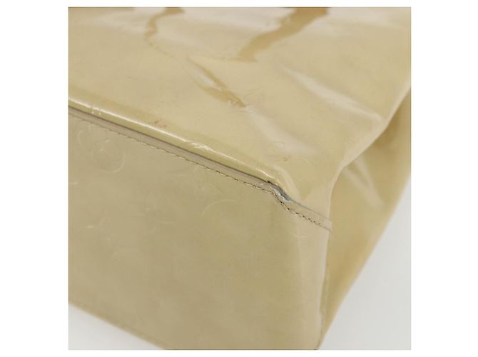 LOUIS VUITTON Borsa a Mano Monogram Vernis Reade PM Noisette M91334 LV Auth ti3494 Nocciola - vista 15