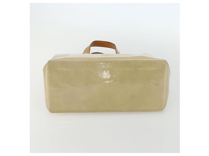 LOUIS VUITTON Borsa a Mano Monogram Vernis Reade PM Noisette M91334 LV Auth ti3494 Nocciola - vista 5