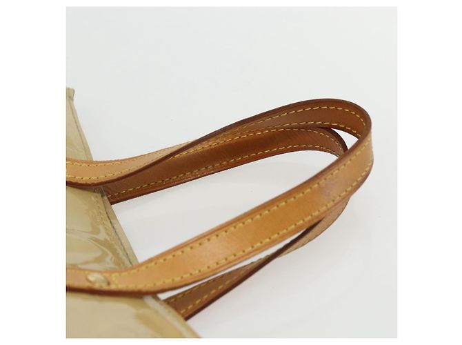 LOUIS VUITTON Borsa a Mano Monogram Vernis Reade PM Noisette M91334 LV Auth ti3494 Nocciola - vista 8