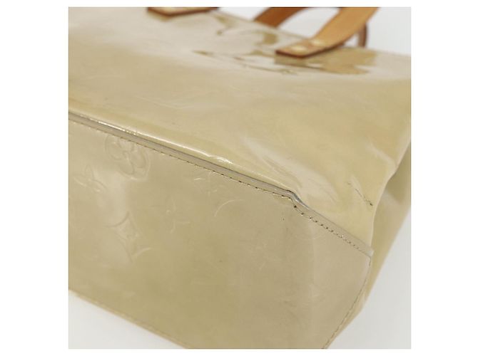 LOUIS VUITTON Borsa a Mano Monogram Vernis Reade PM Noisette M91334 LV Auth ti3494 Nocciola - vista 9