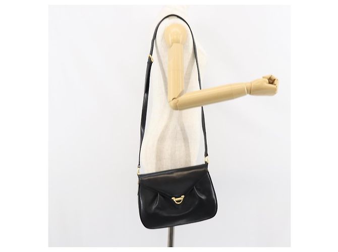 Borsa a Spalla GIVENCHY in Pelle Nera e Oro Auth bs31564 Nero D'oro - vista 24