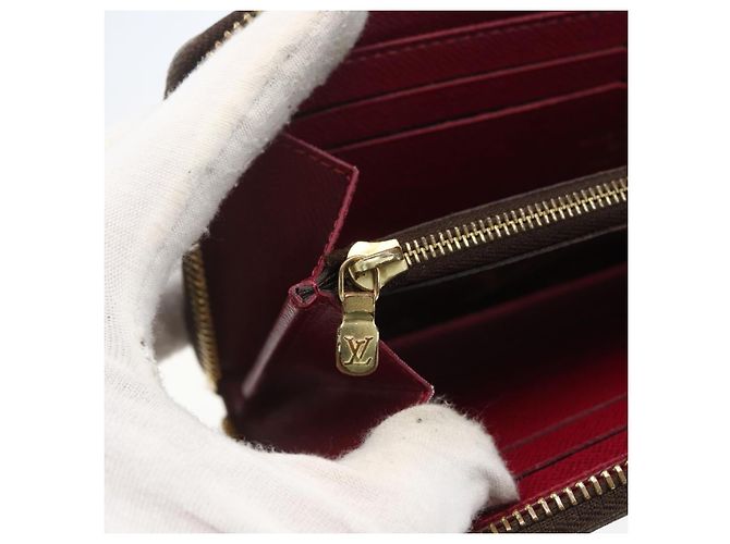 LOUIS VUITTON Portafoglio Lungo Clemence Monogramma M60742 LV Auth 154211 - vista 17