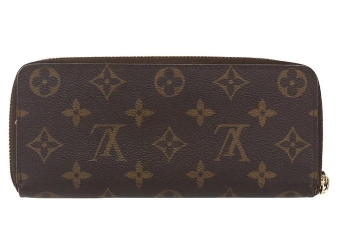 LOUIS VUITTON Portafoglio Lungo Clemence Monogramma M60742 LV Auth 154211 - vista 2