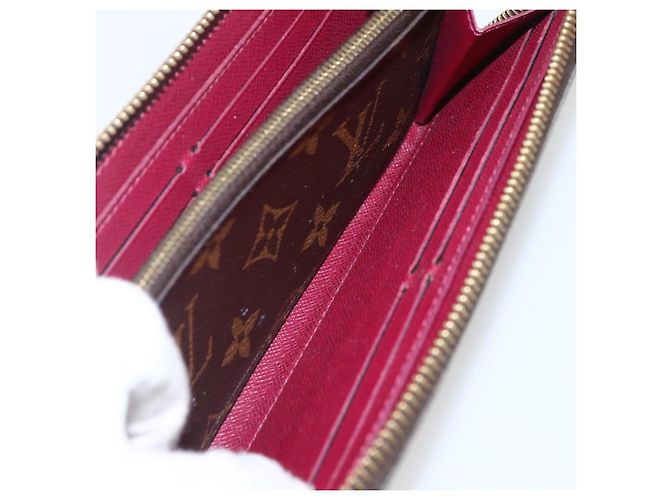 LOUIS VUITTON Portafoglio Lungo Clemence Monogramma M60742 LV Auth 154211 - vista 20
