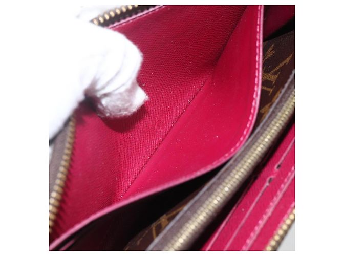LOUIS VUITTON Portafoglio Lungo Clemence Monogramma M60742 LV Auth 154211 - vista 21