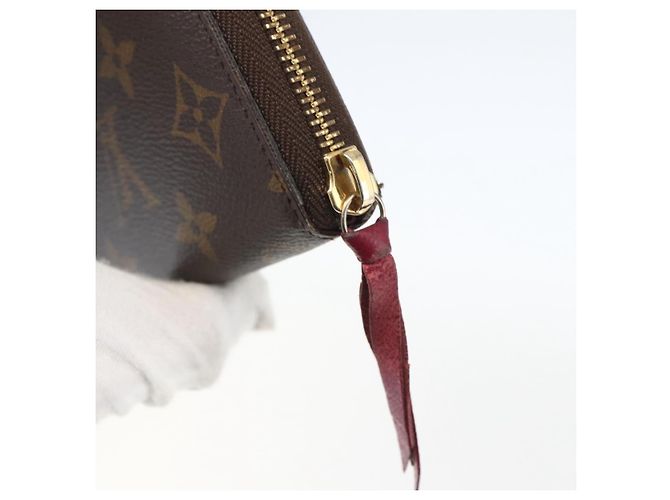 LOUIS VUITTON Portafoglio Lungo Clemence Monogramma M60742 LV Auth 154211 - vista 8