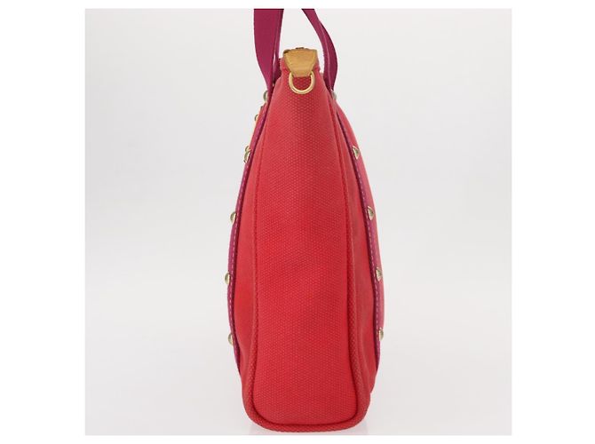 LOUIS VUITTON Antigua Cabas MM Borsa Tote Rossa M40034 LV Auth ka453 Rosso - vista 3