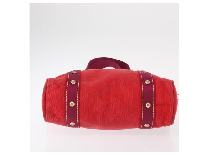 LOUIS VUITTON Antigua Cabas MM Borsa Tote Rossa M40034 LV Auth ka453 Rosso - vista 5