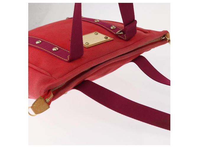 LOUIS VUITTON Antigua Cabas MM Borsa Tote Rossa M40034 LV Auth ka453 Rosso - vista 6