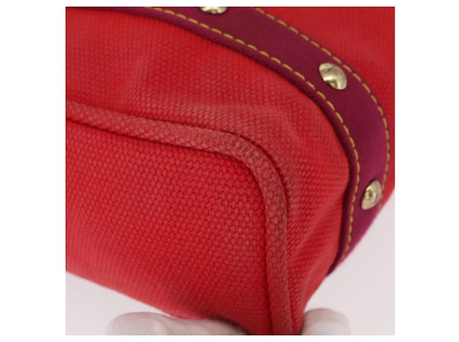 LOUIS VUITTON Antigua Cabas MM Borsa Tote Rossa M40034 LV Auth ka453 Rosso - vista 9