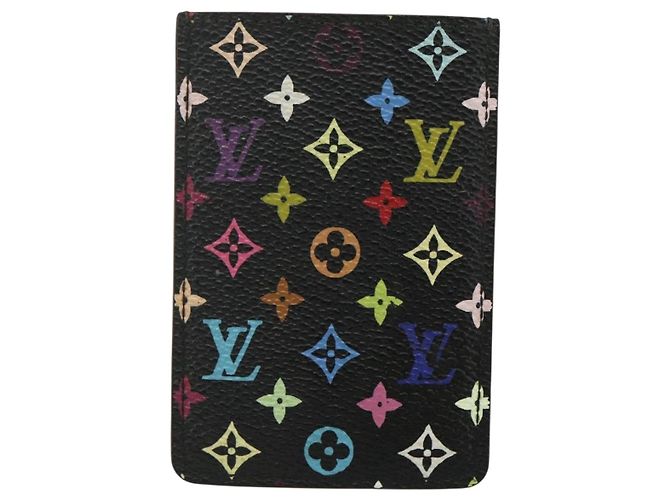 LOUIS VUITTON Handspiegel Monogramm Multicolor Schwarz M92650 LV Auth BA8161 - Ansicht 2