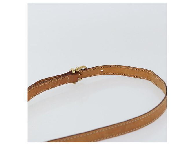 Céline Borsa a Spalla in Tela Macadam CELINE PVC Beige Oro Auth 143671 D'oro - vista 8