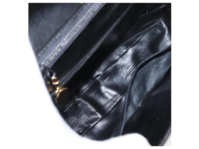 Gucci Borsa a Spalla in Pelle Nera e Oro Auth am9811 Nero D'oro - vista 11