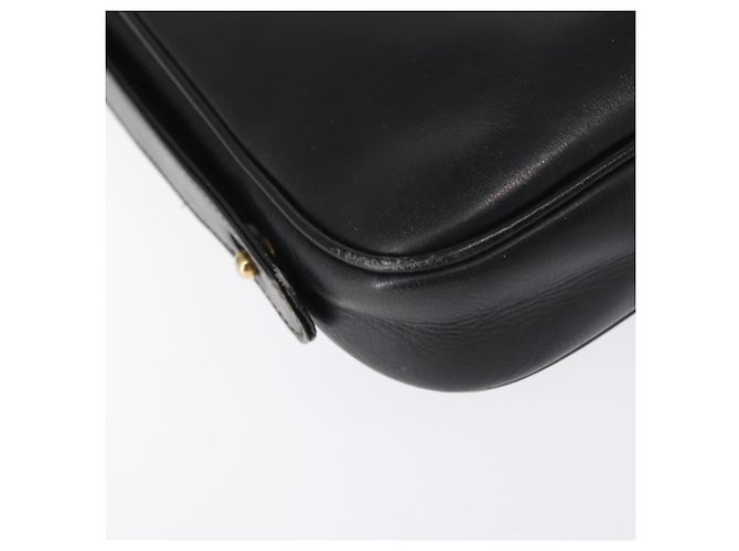 Gucci Borsa a Spalla in Pelle Nera e Oro Auth am9811 Nero D'oro - vista 15