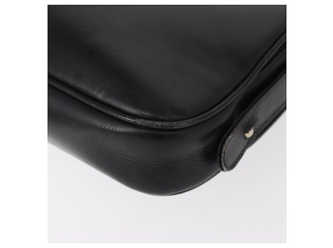 Gucci Borsa a Spalla in Pelle Nera e Oro Auth am9811 Nero D'oro - vista 16