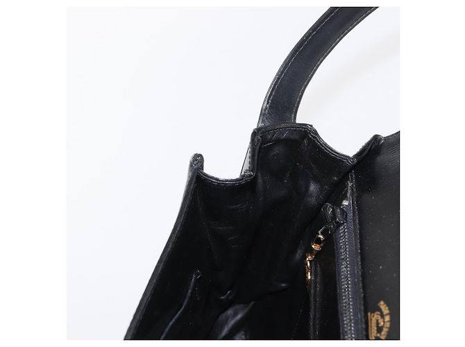 Gucci Borsa a Spalla in Pelle Nera e Oro Auth am9811 Nero D'oro - vista 20