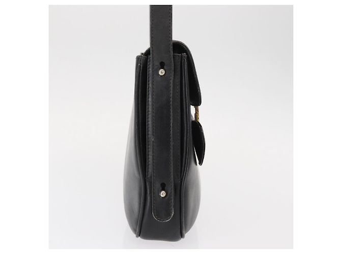 Gucci Borsa a Spalla in Pelle Nera e Oro Auth am9811 Nero D'oro - vista 4