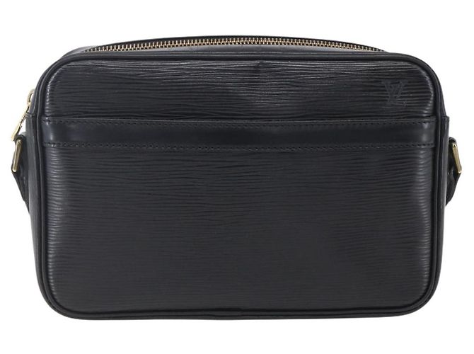 LOUIS VUITTON Borsa a Spalla Epi Trocadero 23 Nera M52302 LV Auth mr1615 Nero - vista 2