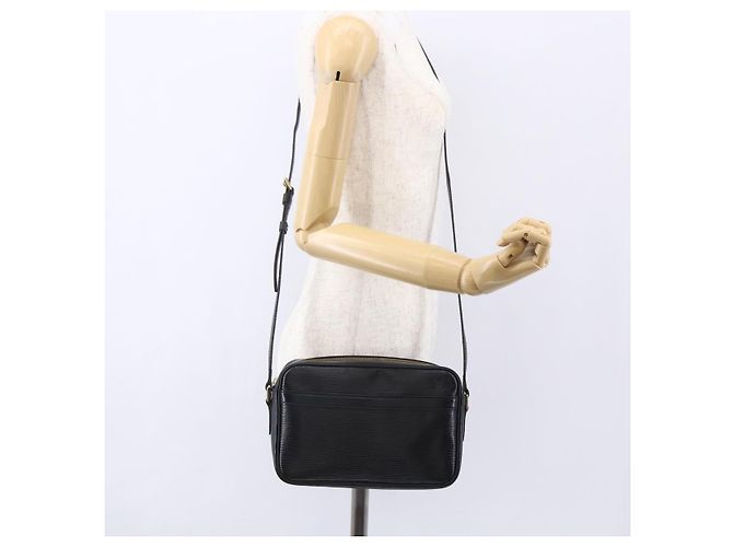 LOUIS VUITTON Borsa a Spalla Epi Trocadero 23 Nera M52302 LV Auth mr1615 Nero - vista 23