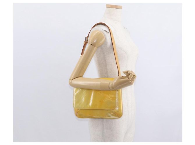 LOUIS VUITTON Borsa Thompson Street Monogram Vernis Grigia M91008 LV Auth 155972 Grigio - vista 23