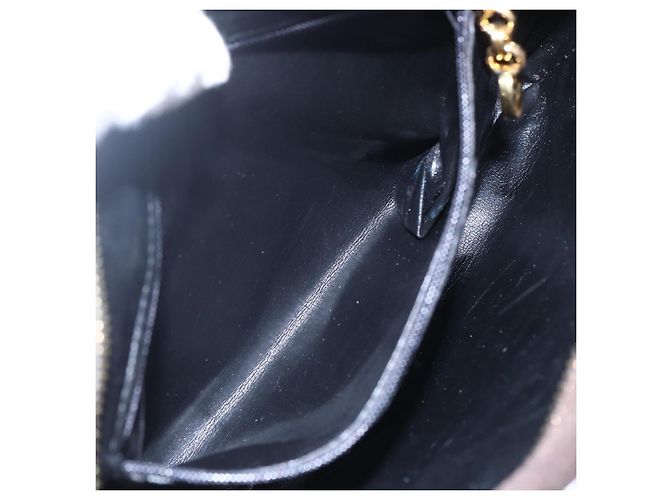 Borsa a spalla Gancini in suede marrone e oro Auth 155065 di Salvatore Ferragamo D'oro - vista 20