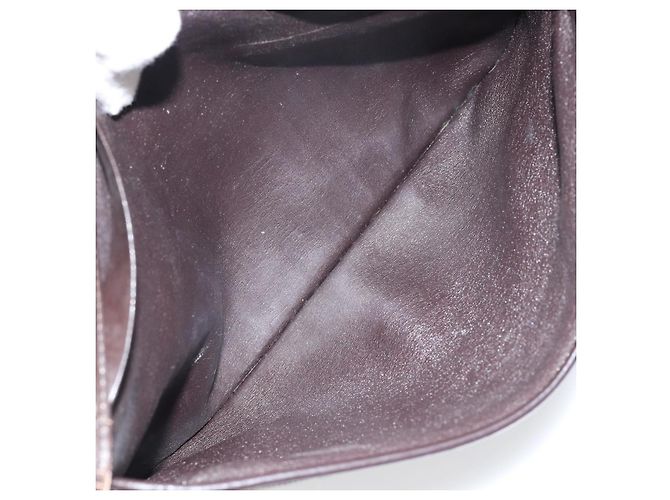 Borsa a Spalla in Tela Trotter Christian Dior Beige Oro Auth 155229 D'oro - vista 19