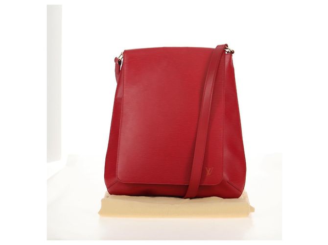 LOUIS VUITTON Borsa a Spalla Musette Epi SPO Rossa LV Auth 152281V Rosso - vista 12