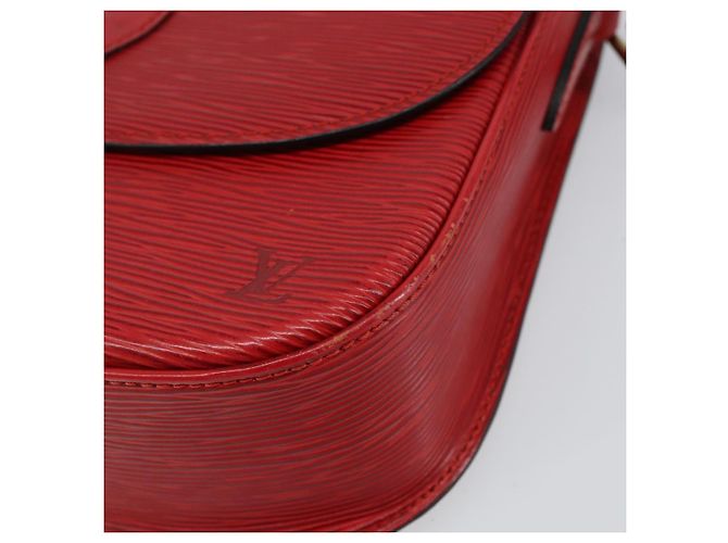 LOUIS VUITTON Borsa a Spalla Epi Saint Cloud GM Rossa M52197 LV Auth BA8157 Rosso - vista 10