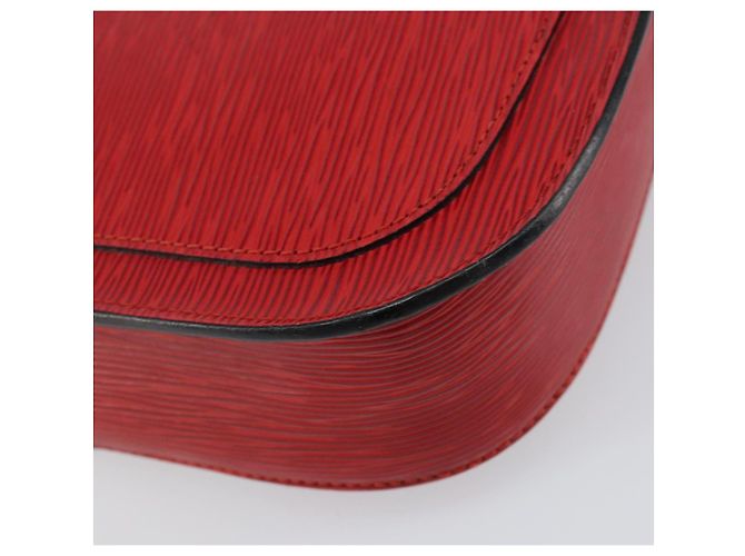 LOUIS VUITTON Borsa a Spalla Epi Saint Cloud GM Rossa M52197 LV Auth BA8157 Rosso - vista 13