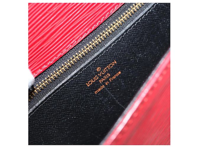 LOUIS VUITTON Borsa a Spalla Epi Saint Cloud GM Rossa M52197 LV Auth BA8157 Rosso - vista 18