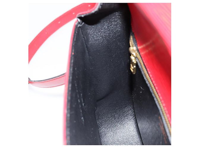 LOUIS VUITTON Borsa a Spalla Epi Saint Cloud GM Rossa M52197 LV Auth BA8157 Rosso - vista 21