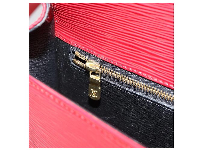 LOUIS VUITTON Borsa a Spalla Epi Saint Cloud GM Rossa M52197 LV Auth BA8157 Rosso - vista 22