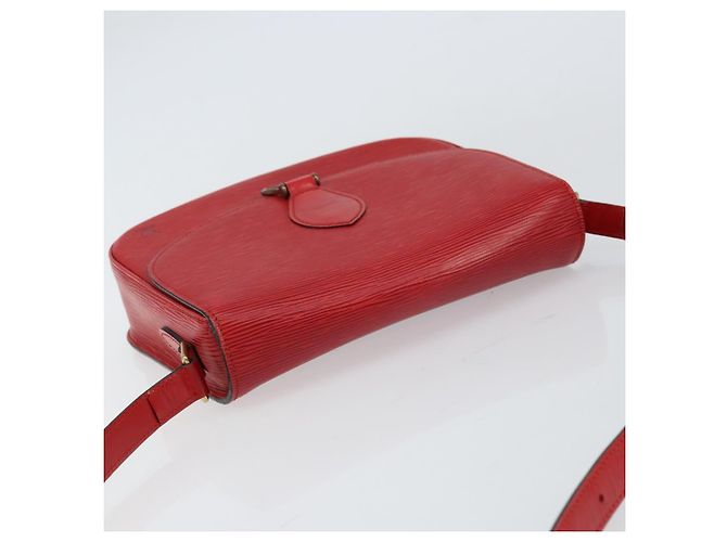 LOUIS VUITTON Borsa a Spalla Epi Saint Cloud GM Rossa M52197 LV Auth BA8157 Rosso - vista 6