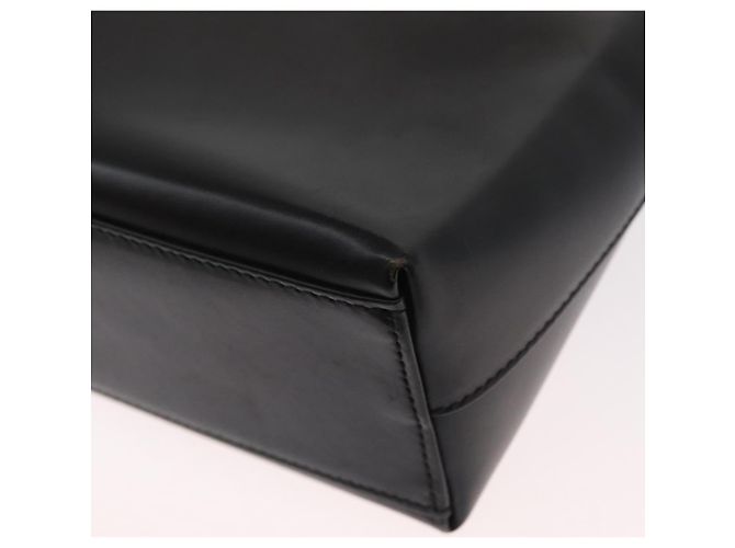 Borsa a Spalla Gancini in Pelle Nera e Argento di Salvatore Ferragamo Auth BA8223 Nero - vista 11