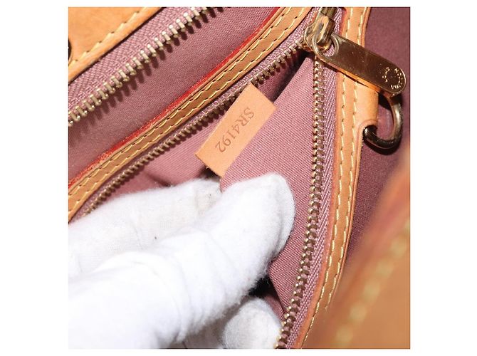 LOUIS VUITTON Borsa Blair GM Monogram Vernis 2way Rosa Velour M91797 LV Auth 154294 - vista 26
