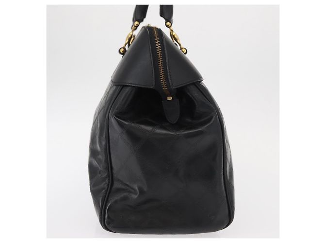 Borsa a mano in pelle VERSACE Gialla Nera Auth yk19622 Nero Giallo - vista 4